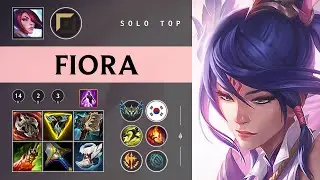 Fiora Top vs Zaahen - KR Challenger Patch 26.01