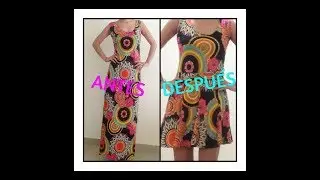 Transforma un vestido largo