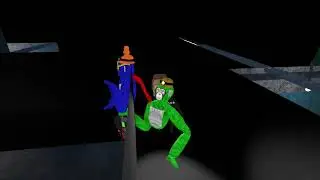 Trying to Outrun the baby in number 11 Big Scary