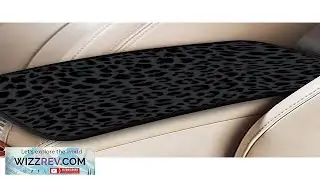 1pc Car Armrest Cushion Cover With Printed Leopard Pattern Design Car Interior Review