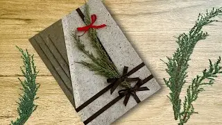 Gift wrapping idea with branches