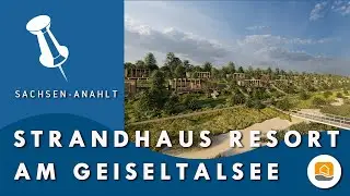 Unser Strandhaus Resort am Geiseltalsee - Ferienh&auml;user an Land und auf dem Wasser