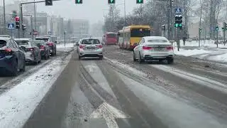 Zima w Kielcach