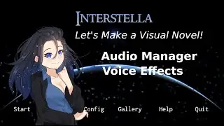 Make a Visual Novel in Unity 2023 - Episode 15 (part3) Voice Effects