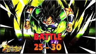 ULTRA SPACE TIME RUSH | BATTLE 25 - 30 | WALKTHROUGH |DRAGON BALL LEGENDS