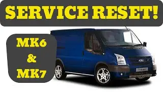 Ford Transit MK6 и MK7: как сбросить процедуру сервисного индикатора, индикатор гаечного ключа на...