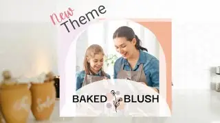 NEW Photo/Recipe Book Theme - Baked in Blush.