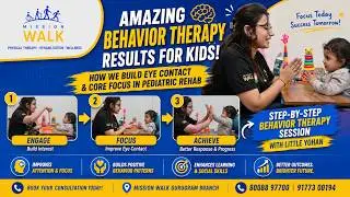 Behaviour Therapy at Mission Walk | Autism, ADHD & Neuro Rehab Support | #BehaviourTherapyIndia