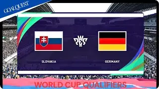 Slovakia vs Germany | UEFA World Cup Qualifiers 2025 | PES 2021 Simulation
