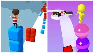 Cube Surfer vs Stack Rider &ndash; Which Game Is More Addictive? | Mobile Game Challenge