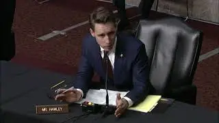 Sen. Hawley Questions Colin Kahl on Biden Admin Vetting of Afghan Evacuees