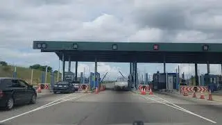 Driving on Highway 2000 from Vineyard to May Pen Toll | Jamaica