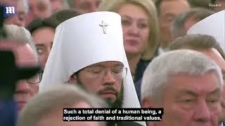 Putin Slams West&rsquo;s Corruption of Traditional Values,  as &lsquo;Perverted Religion, Outright Satanism