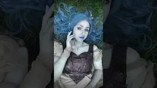 Wren / Suren from The Stolen Heir 🩵 #fae #suren #elfhame #faery #bodypaint #fantasy #cosplay