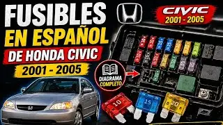 FUSIBLES EN ESPAÑOL DE HONDA CIVIC 2001 - 2005