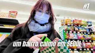 1 DIA explorando meu BAIRRO na COREIA DO SUL - um lugar tranquilo