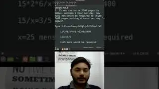 Time and Work(Chain Rule) - Aptitude tricks - Payilagam