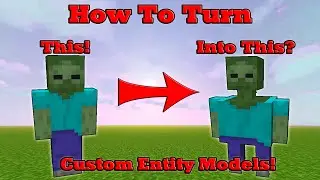 Как создавать пользовательские модели сущностей в Minecraft!