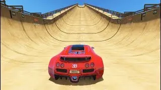 GTA 5 MEGA RAMP Crazy Jumps/Falls Compilation (GTA 5 Fails Funny Moments)