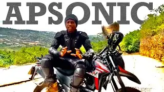 Reviewing Ghana's 🇬🇭 popular Motorcycle: Apsonic AP200 GY-7 (Dual Sport and Street-Legal) | PART 1