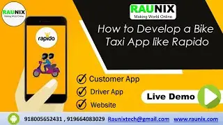 how to make app like rapido | make app like rapido | how to create app like rapido | Raunix