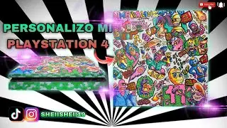 PERSONALIZO MI PLAYSTATION 4 🤯🤔🔥 #playstation #arte #poscapen