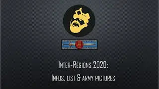 Road to IR2020: my list, painting, infos