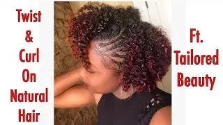 Twist and Curl Natural Hair Perm Rods ft. Tailored Beauty