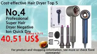 Dec. 2024 Best Budget Hair Dryer Ranking