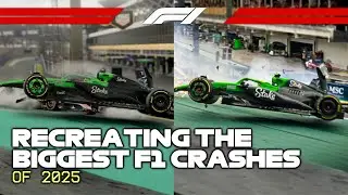 Recreating the Biggest F1 Crashes of 2025 #1