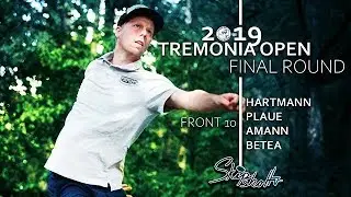 [DISCGOLF] Tremonia Open 2019 | FINAL ROUND | Front 10 | Hartmann, Plaue, Amann, Betea