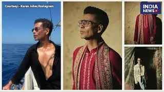 Karan Johar ने ऑल-ब्लैक लुक में दिखाया अपना bold और dapper अंदाज़