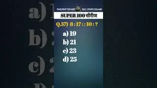Analogy practice Question #reasoning #upsc #ssccgl #shorts