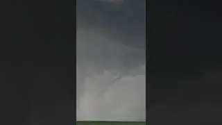 Beautiful Rope Tornado!  🌪️ #tornado #weather #shortvideo #storm #nebraska