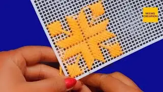 VERY EASY AND LATEST PLASTIC CANVAS DESIGN IDEA FOR BEGINNERS MUST WATCH