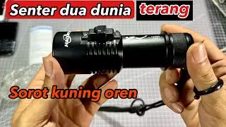 HaixnFire DV57 Senter Selam Sorot Kuning body kekar