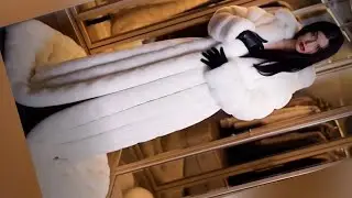 Самая стильная шуба для девочек и женщин 🥰 / длинное кожаное пальто / вирусный дизайн пальто