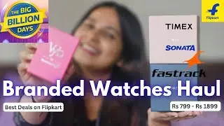 10 Affordable Branded Watches⌚️for Women| Upto 70% off Flipkart Big Billion SALE Haul | w/Eng Subs