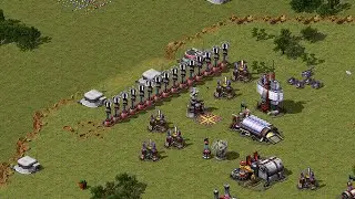 Red Alert 2 | Yuri's Revenge | 7 vs 1- Extreme AI - norman Knittel map -Extreme AI
