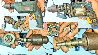 ideal  IDGB670VR 13mm  Drill Machine Repair , Gear damage problem ,  Spare parts problem