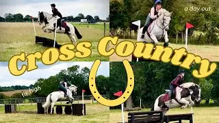CROSS COUNTRY JUMPING| COBS CAN #horses #crosscountry #jumping