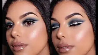 Glitter Liner  |  NYE 2018 Full Glam Tutorial     |    alexzandyy