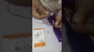 How to attach press button to blouse shoulder / press button pati pe press button lagane ka tarika