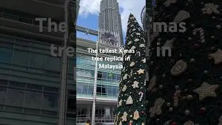 This is the tallest Christmas Tree Replica in Malaysia! 🎄 ~ KLCC #shorts