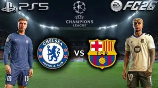Chelsea vs Barcelona | UEFA Champions League 25/26 Full Match Highlights | FC26 (4K60)          #ucl