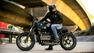 BMW K1100 Cafe racer build photo shoot, project twisted94 #bmwk #bmwcaferacer #bmwk1100 #bmwkbuild