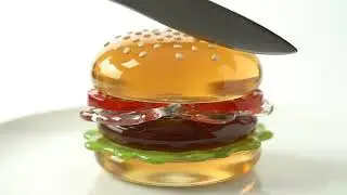 Satisfying ASMR Burger Cutting | Crispy & Juicy Sounds