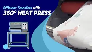 Efficient Transfers with 360&deg; Heat Press#dtfprinting #heatpress #tshirtprinting
