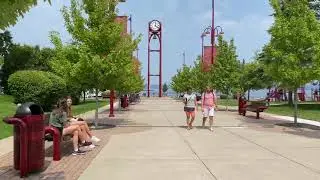 Harbor Springs and Petoskey Michigan, USA . walking tour. Part 1