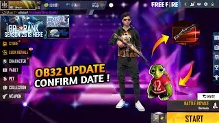 OB32 UPDATE KAB AAEGA ? FREE FIRE ADVANCE SERVER UPDATE DATE | NEW UPDATE FREEFIRE